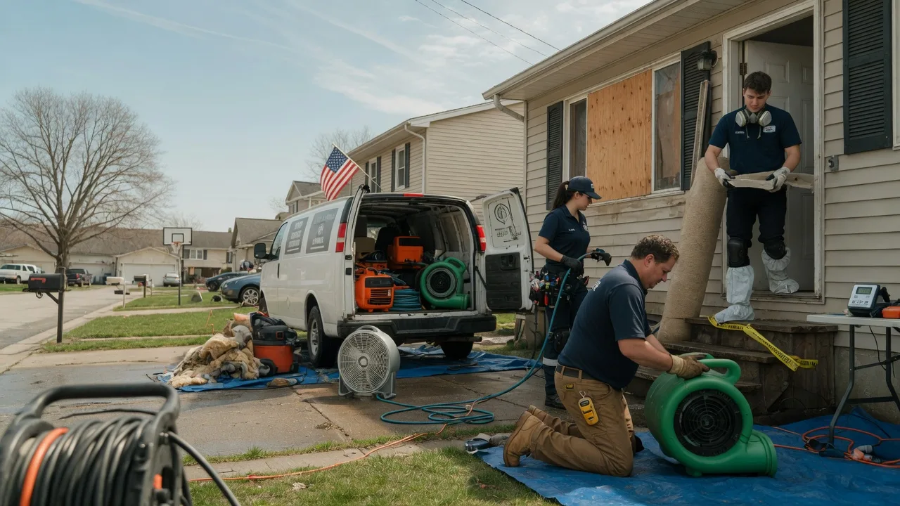 Water Damage Restoration in Milnesville, PA near me